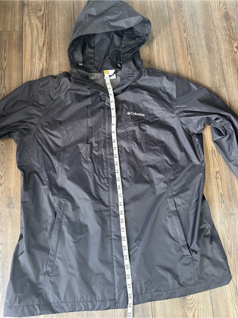 Columbia Women's Black Hooded omni tech Waterproof breathable Jacket - Picture 6 of 10